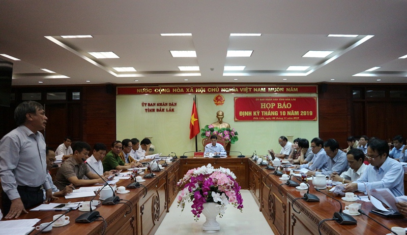 UBND tỉnh tổ chức Họp báo định kỳ tháng 10/2019